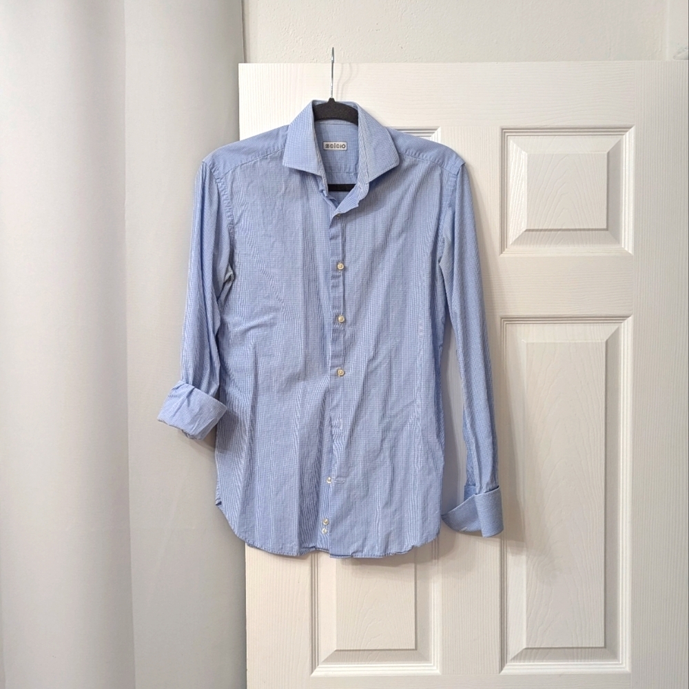 Shift long sleeve blue / white